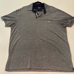 Chaps Golf Polo Shirt Men’s XL Gray Heather Performance Stretch Casual